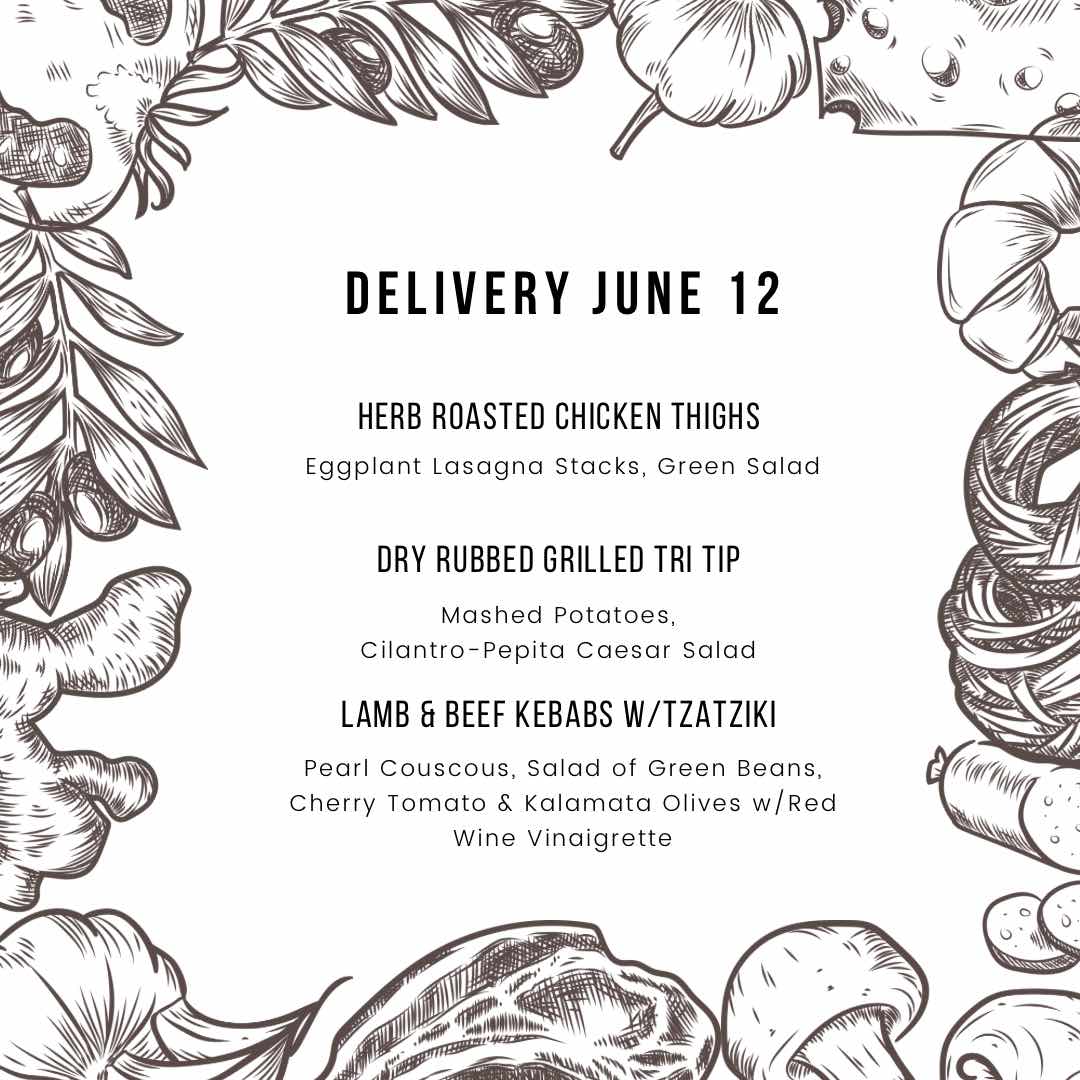 June 12 | Weekly Meal Delivery